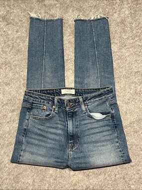 Levi's 721 High-Rise Skinny Light Blue Denim Altered Jeans